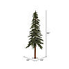 Vickerman 7' Natural Alpine Christmas Tree - Unlit Image 2