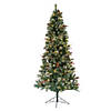 Vickerman 7' Snow Tipped Pine and Berry Christmas Tree with Warm White LED Lights Image 1