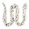 Vickerman 70" Artificial White Wisteria Vine, Pack of 2 Image 1