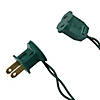 Vickerman 70 Lights LED Green with Green Wire Wide Angle Christmas Light Set - 1 Piece, 6"x35' Long Image 1