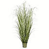 Vickerman 72" Artificial Potted Native Green Grass Image 1