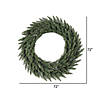 Vickerman 72" Camdon Fir Artificial Christmas Wreath, Unlit Image 1