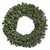 Vickerman 72" Douglas Fir Artificial Christmas Wreath, Warm White LED Lights Image 1