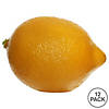 Vickerman 75MM  Artificial Yellow Lemon, 12 per Bag Image 2