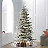 Vickerman 8.5' Flocked Sierra Fir Artificial Christmas Tree, Warm White LED Dura-Lit lights Image 1