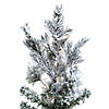 Vickerman 8.5' Flocked Sierra Fir Artificial Christmas Tree, Warm White LED Dura-Lit lights Image 2