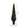 Vickerman 8' Artificial Potted Green Cedar Tree Image 2