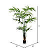 Vickerman 8'' Artificial Potted Kentia Palm Image 2