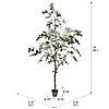 Vickerman 8' Artificial Potted Olive Tree Image 4