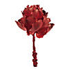 Vickerman 8" Dried Red Queen Flower Image 1