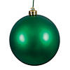 Vickerman 8" Emerald Matte Ball Ornament Image 1