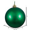 Vickerman 8" Emerald Matte Ball Ornament Image 1