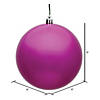Vickerman 8" Fuchsia Candy Ball Ornament Image 1