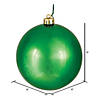 Vickerman 8" Green Shiny Ball Ornament Image 1