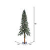Vickerman 8' Natural Bark Alpine Artificial Christmas Tree, Clear Dura-lit Lights Image 2
