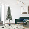 Vickerman 8' Natural Bark Alpine Artificial Christmas Tree, Clear Dura-lit Lights Image 4