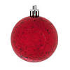 Vickerman 8" Red Shiny Mercury Ball Ornament Image 1