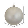 Vickerman 8" Silver Candy Ball Ornament Image 2