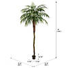 Vickerman 9' Artificial Potted Pheonix Palm Tree Image 4