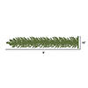 Vickerman 9' Crystal White Spruce Artificial Christmas Garland, Pure White LED Mini Lights Image 2