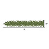 Vickerman 9' Crystal White Spruce Artificial Christmas Garland, Unlit Image 2