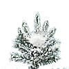 Vickerman 9' Flocked Utica Fir Slim Artificial Christmas Tree, Unlit Image 2