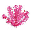 Vickerman 9' Hot Pink Christmas Garland with Pink LED Lights Image 1