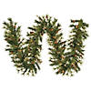 Vickerman 9' Mixed Country Pine Christmas Garland with Clear Lights Image 1