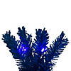 Vickerman 9' Proper 14" Flk Turquoise Fir Artificial Garland, Dura-Lit Turquoise LED Mini Lights. Image 3