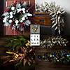 Vickerman 9' Proper 14" Flocked Jackson Pine Pre-Lit Artificial Garland with 100 Warm White Lights and 160 PVC Tips Image 4