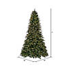 Vickerman 9' Proper 66" Douglas Fir Artificial Christmas Tree with Warm White LED Lights. Image 3