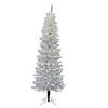 Vickerman 9' Sparkle White Spruce Pencil Artificial Christmas Tree, Unlit Image 1