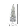Vickerman 9' Sparkle White Spruce Pencil Artificial Christmas Tree, Unlit Image 2