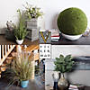 Vickerman Artificial 13"Succulent, Cement Pot Image 3