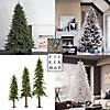 Vickerman Artificial 2' x 14" Flocked Alpine Christmas Tree, Unlit Image 2
