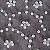 Vickerman Blue Pearl Collection Grey Crystal Trim 60" Cotton Velvet Christmas Tree Skirt Image 2