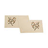 Vickerman Ecru Embroidered Branches 12" x 60" Cotton Linen Table Runner Image 1