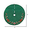 Vickerman Green Candy Cane Beaded 52" Christmas Tree Skirt Image 4