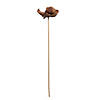 Vickerman Natural Botanicals 2.75" Palm Cap, Natural on Stem. Includes 75 pieces per Pack. Image 1