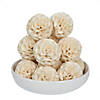 Vickerman Natural Botanicals 4" Sola Crape Ball. Includes 25  pieces per Pack. Image 1