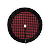 Vickerman Red and Black Plaid 60" Tree Skirt Image 1