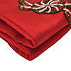 Vickerman  Red Candy Cane Beaded 52" Christmas Tree Skirt Image 2