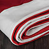 Vickerman Red with White Felt Snowflakes  60" Cotton Christmas Tree Skirt Image 1