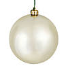 Vickerman Shatterproof 2.4" Champagne Shiny Ball Christmas Ornament, 24 per Bag Image 1