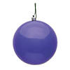 Vickerman Shatterproof 2.4" Purple Shiny Ball Christmas Ornament, 24 per Bag Image 1