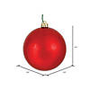 Vickerman Shatterproof 2.4" Red Shiny Ball Christmas Ornament, 24 per Bag Image 4