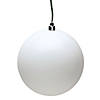 Vickerman Shatterproof 2.4" White Matte Ball Christmas Ornament, 24 per Bag Image 1
