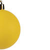 Vickerman Shatterproof 2.4" Yellow Matte Ball Christmas Ornament, 24 per Bag Image 2
