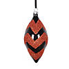 Vickerman Shatterproof 5" Black Orange Shuttle Christmas Ornament, 4 per bag Image 1