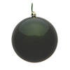 Vickerman Shatterproof 6" Moss Green Candy Finish Ball Christmas Ornament, 4 per Bag Image 1